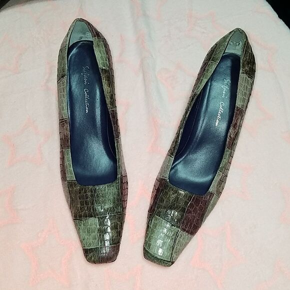 Stefanie Collection chunky heel size 9M - Picture 2 of 7